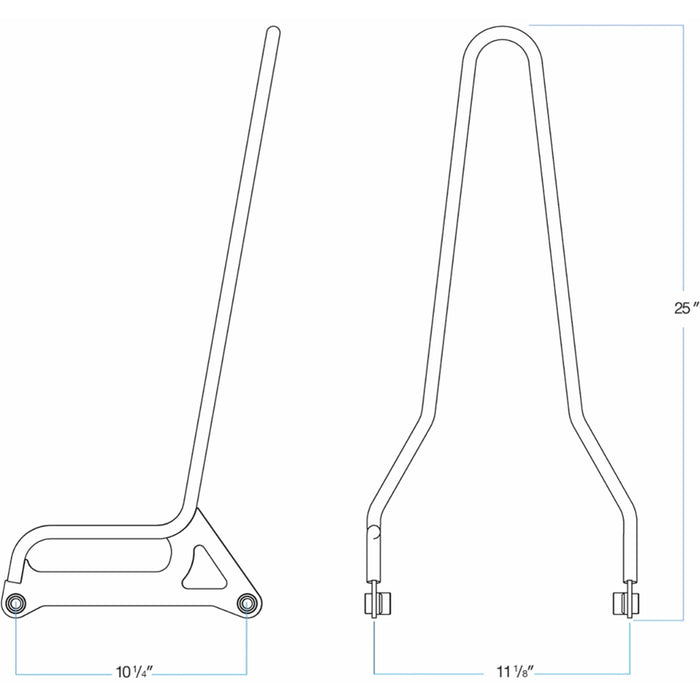 BILTWELL EXFIL Sissy Bars Bar - FXD