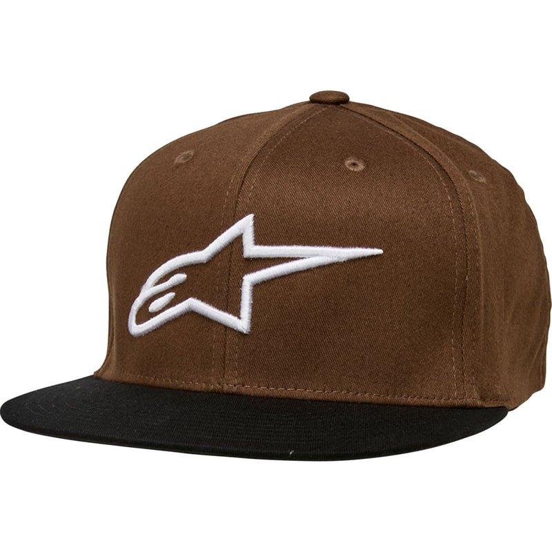 ALPINESTARS 2501-4108 1035810158010LX Ageless Flat Bill Hat brown/black - large/xl