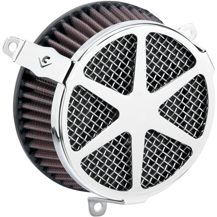 COBRA 1010-3015 606-0102-04-SB Air Cleaner Kit - Chrome