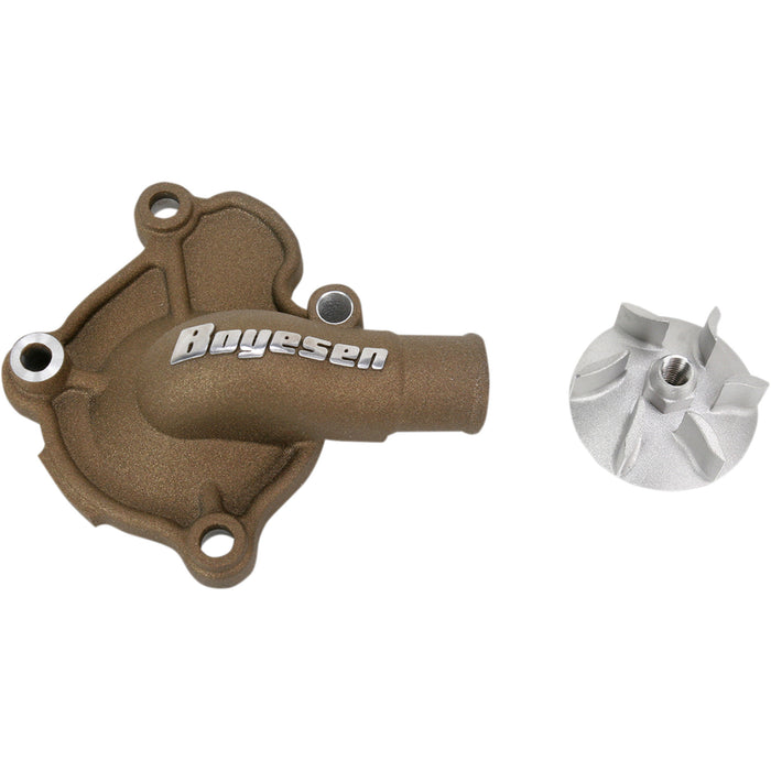 BOYESEN 0940-0975 WPK-07AM Supercooler Water Pump Cover and Impeller Kit Impeller/Waterpump Cover - Magnesium - Honda