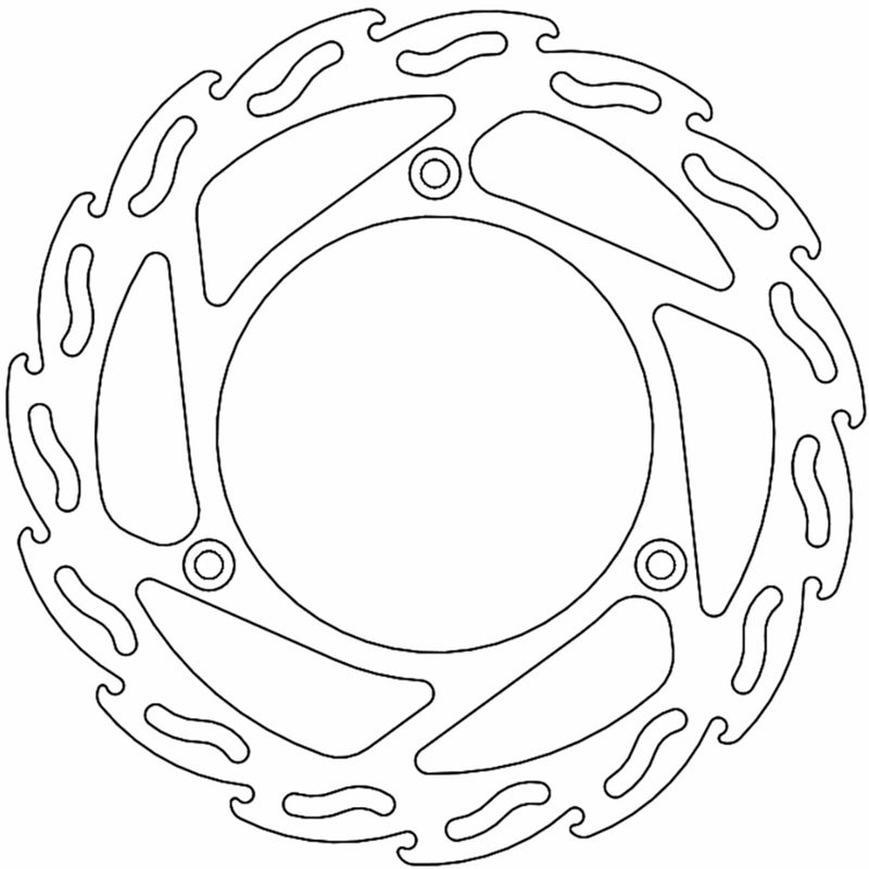 Moto-Master Flame Brake Rotor - 110749-PU Yamaha YZ 65 2018-2024