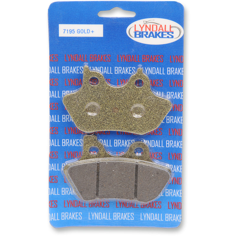 Lyndall Racing Brakes Llc Brake Pad - 7195-GPLUS For Harley Motorcycles 2000-2007