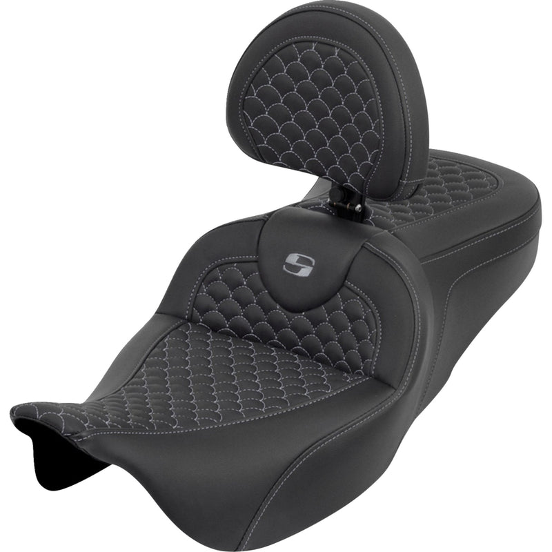 Saddlemen Roadsofa™ Seat - 808-07B-208B2 For Harley Touring 2008-2024