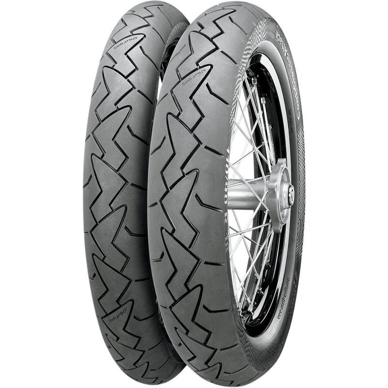 CONTINENTAL 0301-0569 02443340000 ClassicAttack Tire Tire - ClassicAttack - Front - 90/90R18 - 51V