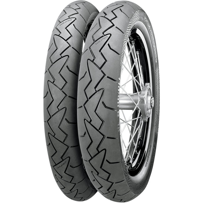 CONTINENTAL 0301-0569 02443340000 ClassicAttack Tire Tire - ClassicAttack - Front - 90/90R18 - 51V