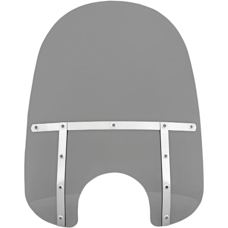 MEMPHIS SHADES 2313-0272 MEM34112 Memphis Fats Windshield Fats Windshield - 21" - Headlight - Black Smoke