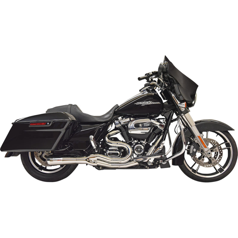 Bassani Xhaust 2-Into-1 Exhaust System - 1F72C For Harley Touring 2017-2026
