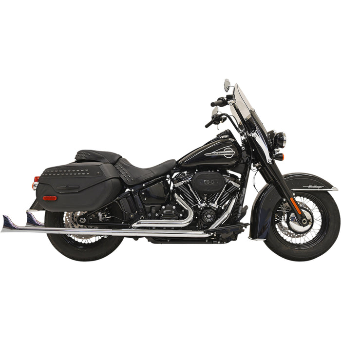 BASSANI XHAUST 1800-2370 1S76E-33 Fishtail True Dual Exhaust System - Fishtail Exhaust without Baffle - 33"