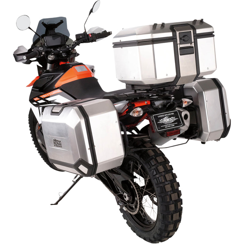MOOSE OFFROAD 3501-1827 Kenai Case Kenai Top Case - 37 Liter - Silver