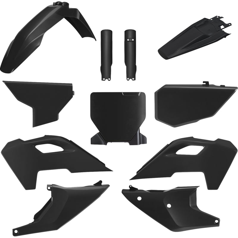 POLISPORT 1403-4639 91101 Body Kit For Husqvarna Full Plastic Kit - Black - Husqvarna - FC/FX/TC/TX '23-'24