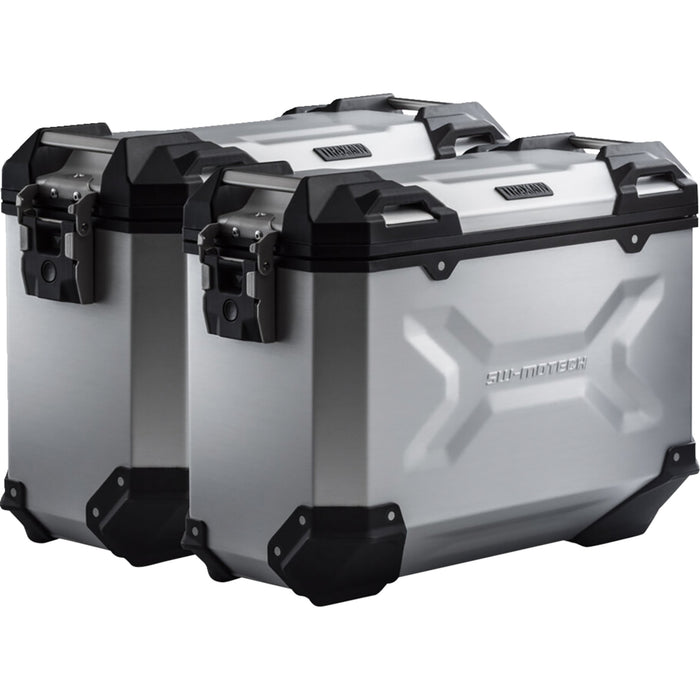 SW-MOTECH 3580-0409 KFT.05.440.70001/S TRAX ADV Aluminum Case System silver - suzuki v-strom 1000 '14-'19