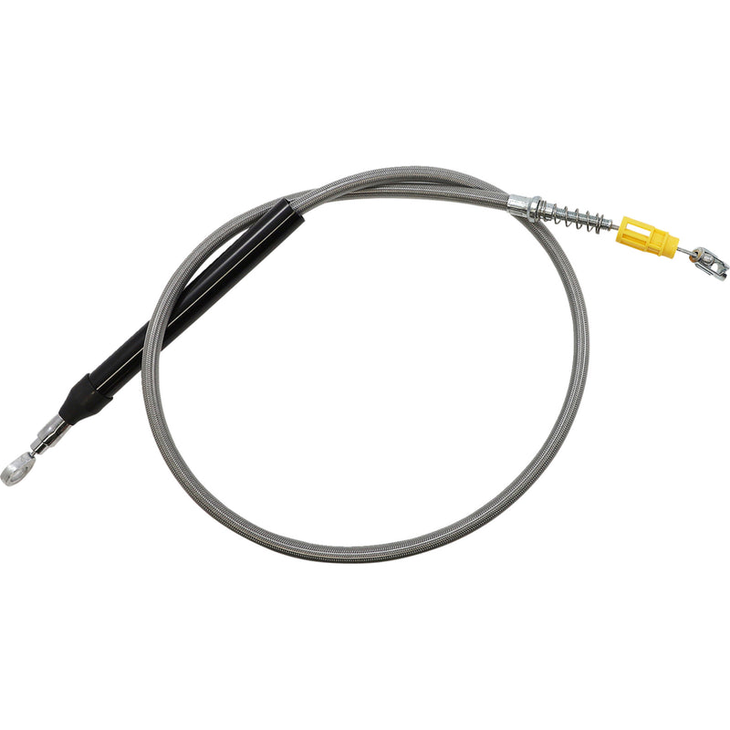 LA Choppers Stainless Steel Braided Clutch Cable Quick Connect 15"-17" Ape Hangers - LA-8155C16 For Harley Softail 2018-2021