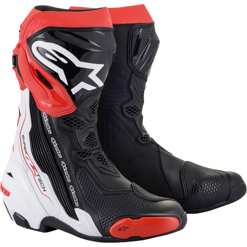 ALPINESTARS Supertech R Boots Black/White/Red - US / EU