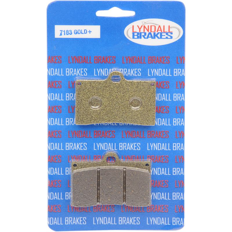 LYNDALL RACING BRAKES LLC 1720-0051 7138-GPLUS Organic Indian/Victory Brake Pads Brake Pads - Gold+ Brembo