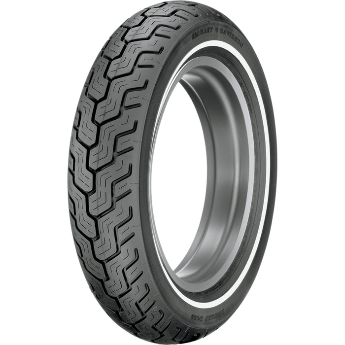 DUNLOP 3018-91 45006847 D402 Tire Tire - D402 - Rear - MT90-16 - Narrow Whitewall - 74H