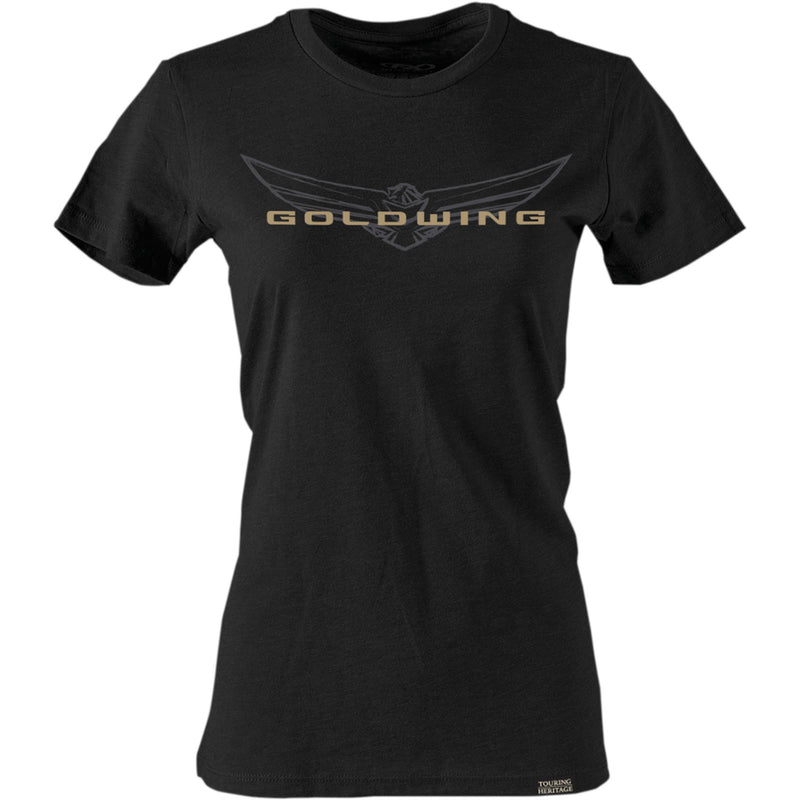 FACTORY EFFEX Women's Goldwing Sketched T-Shirt Black