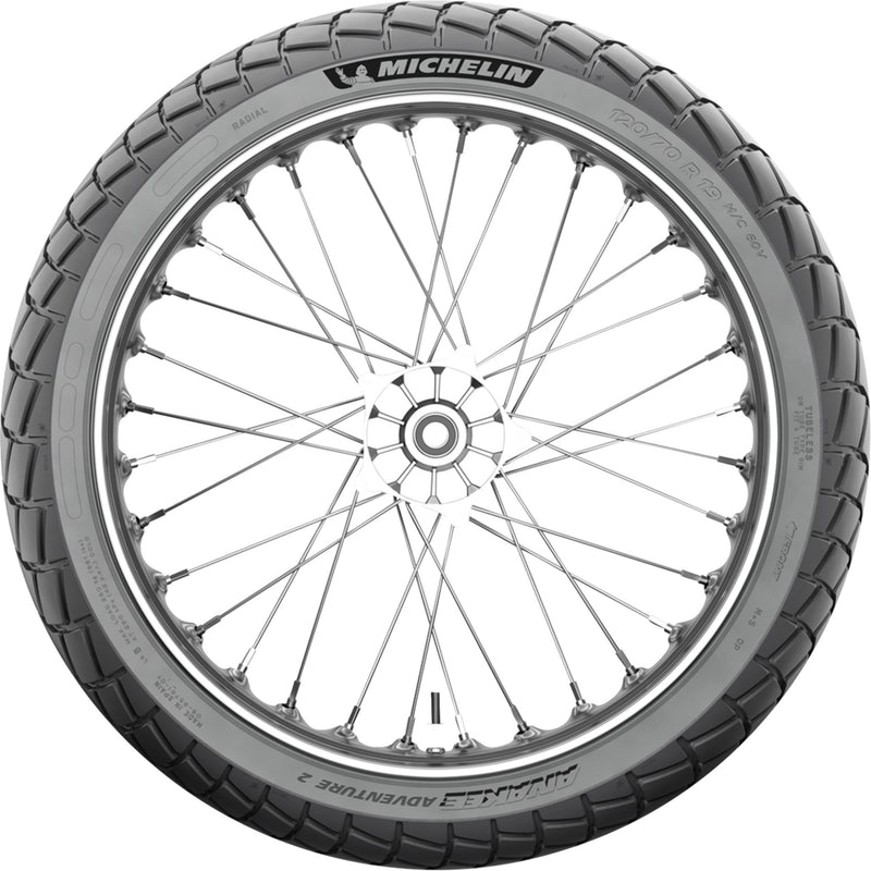 MICHELIN 0316-0701 60948 Anakee Adventure 2 Tire Tire - Anakee Adventure 2 - Front - 120/70R17 - 58V