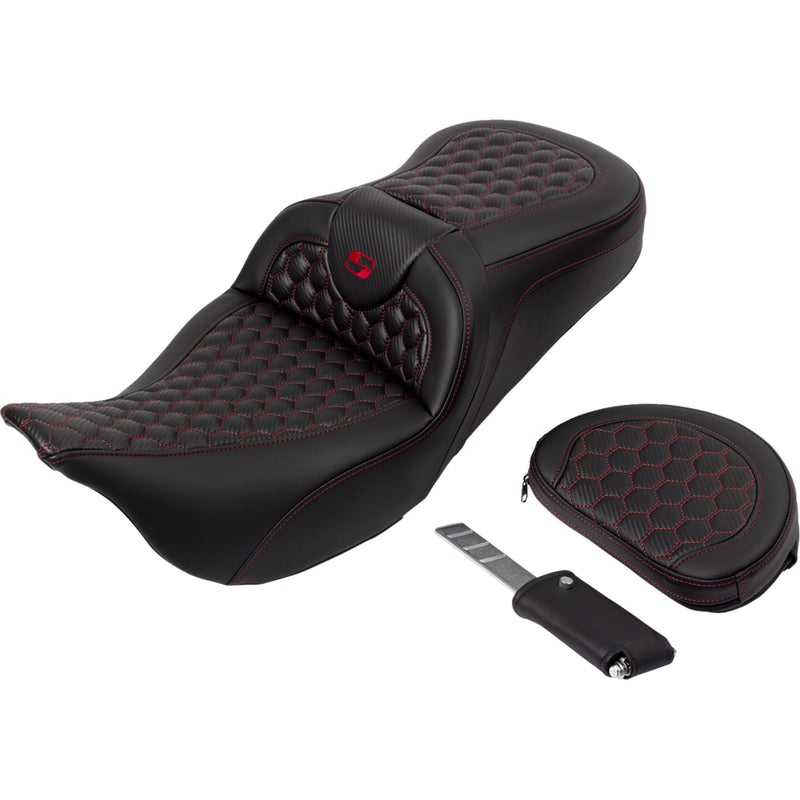 Saddlemen Roadsofa™ Seat - 808-07B-189B4 For Harley Touring 2008-2025