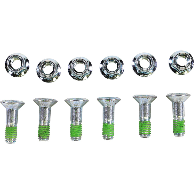BOLT 2401-0858 2008-HS.EU Euro Hub-Savers Double Locked Sprocket Fastening Kit Bolt Kit - Sprocket - Double Locked - Silver - 6 Pack
