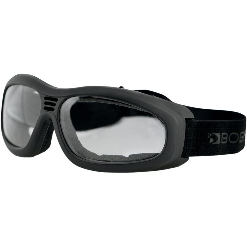 Bobster Touring II Goggles Matte Black Clear Lens - BT2001C