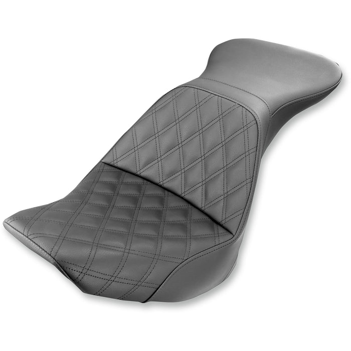 SADDLEMEN 0802-0919 806-15-029LS Explorer Seat - Lattice Stitched - FLSTN