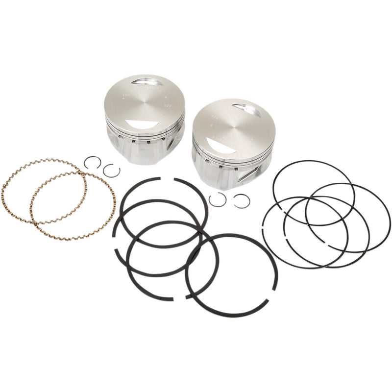 S&S Cycle Piston Kit - 92-1402 For Harley Motorcycles 1984-1999
