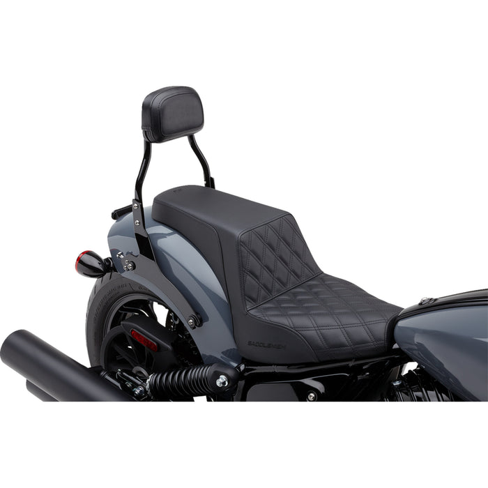 COBRA 1501-0750 502-2012B Detachable Mini Backrest Detachable Backrest - Mini - Black - Chieftain