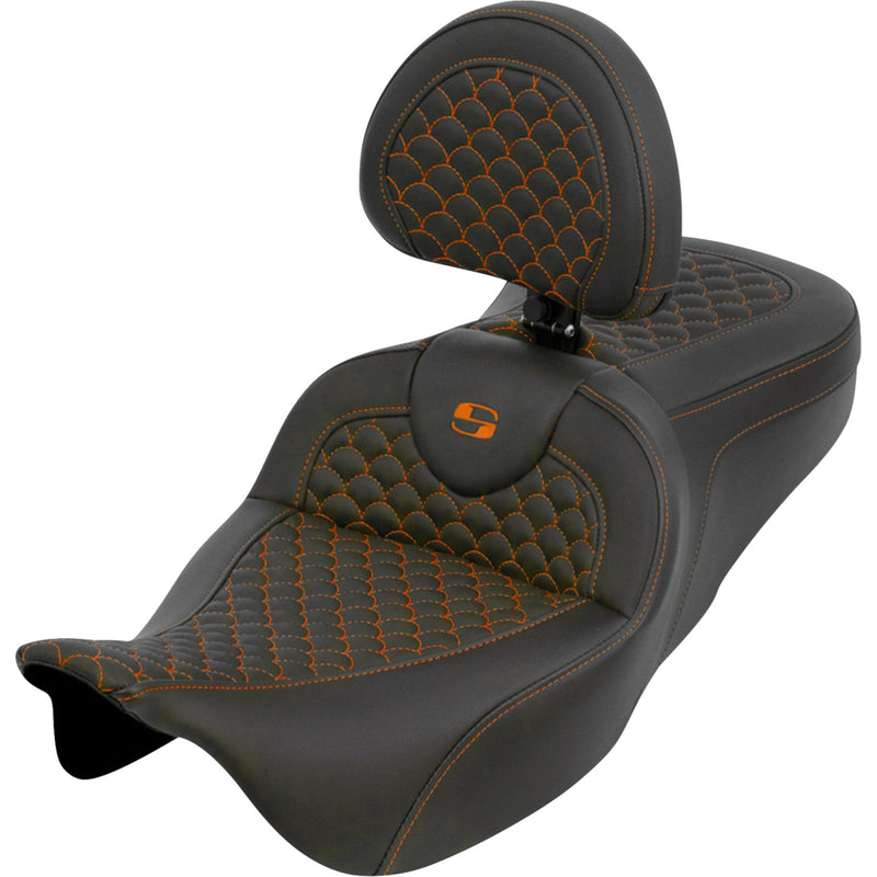 Saddlemen Roadsofa™ Seat - 808-07B-208B3 For Harley Touring 2008-2024