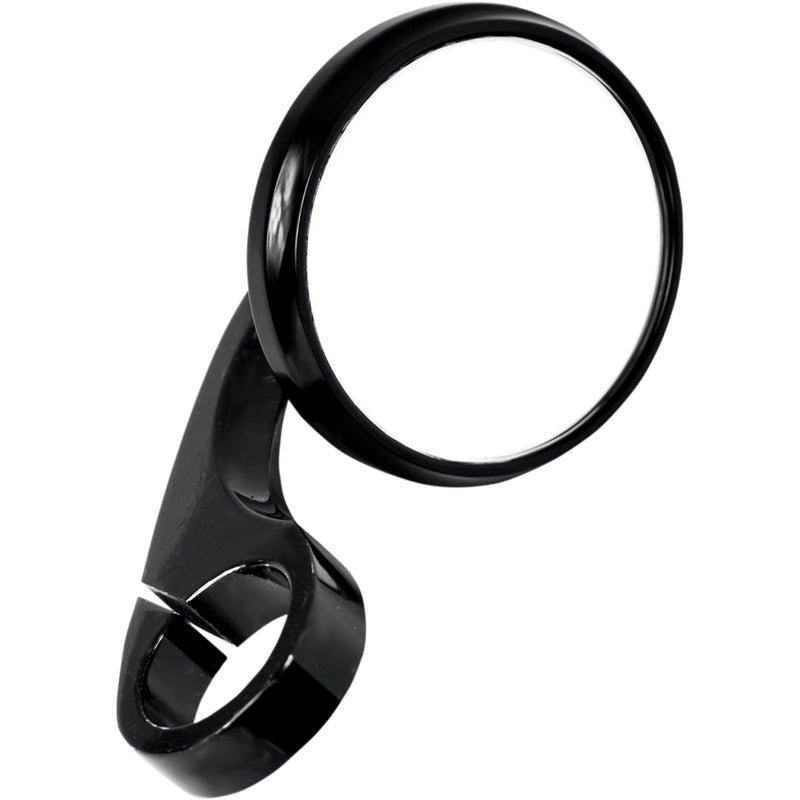 TODD'S CYCLE 0640-0748 0640-0748 Clamp-On Shooter Mirror Shooter Mirror - 1" - Black