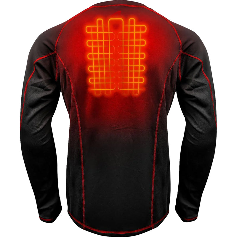 GERBING HEATED CLOTHING 2824-0123 GER-BLS-7V-M-BLK-3XL 7 V Heated Base Layer Shirt 3xl