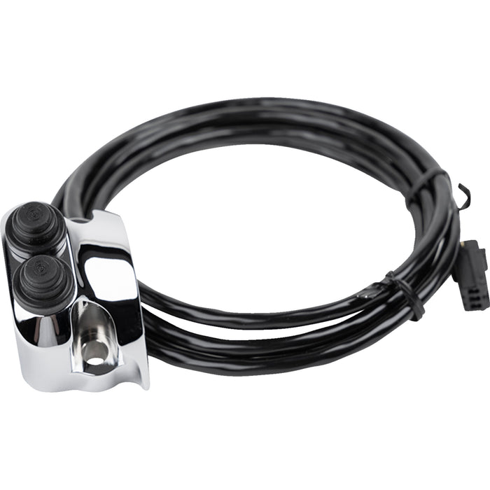 LEGEND SUSPENSION 0616-0207 0616-0207 Chrome Legend Handlebar Mounted Control - Switch Assembly - FL - Deutsch Connector - Chrome