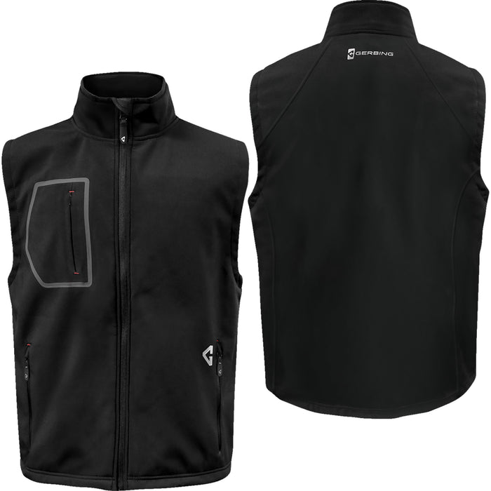 GERBING HEATED CLOTHING 2830-0714 GERTVST7VMBXXL 7V Torrid Softshell Heated Vest 2.0 black - 2xl