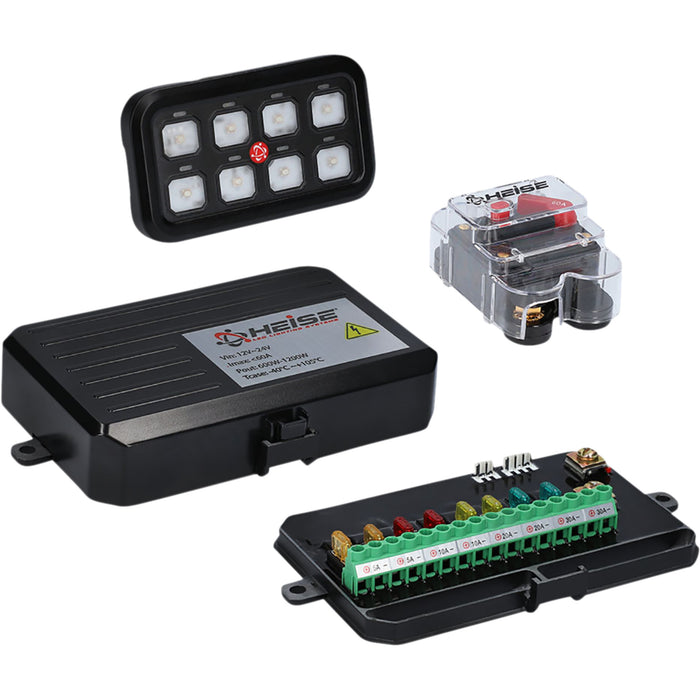 SADDLE TRAMP 0616-0376 HE-SWP8 Universal 8 Gang Switch Panel System On/Off Switch Panel - Universal