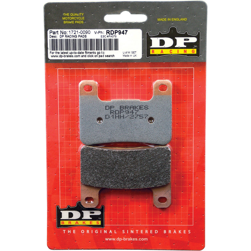 Dp Brakes Brake Pad - RDP947 Suzuki Motorcycles 2004-2023