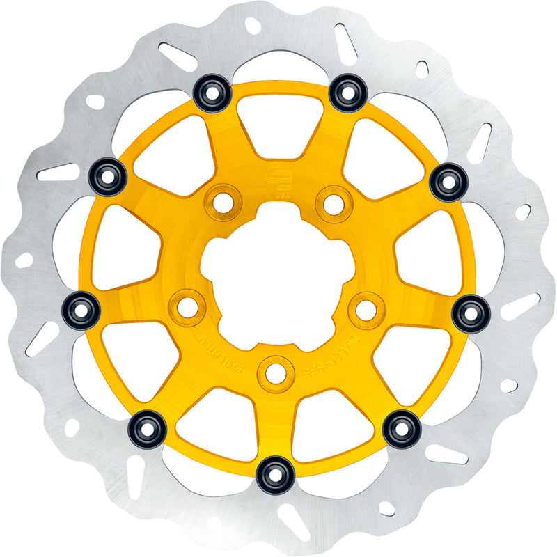 Gbrakes Wave® Brake Rotor - GBDU034 For Harley Motorcycles 2000-2026
