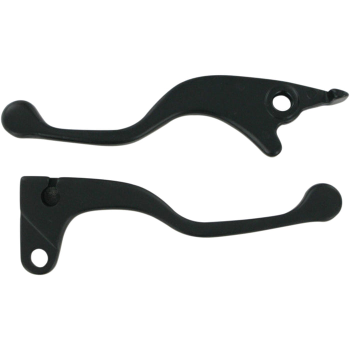 PARTS UNLIMITED 44-2106 "Shortys" Power Lever Set Levers - Shortys - Black