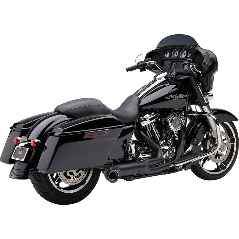 Cobra Turn Out 2-Into-1 Exhaust System - 6271B-1 For Harley Touring 2017-2022