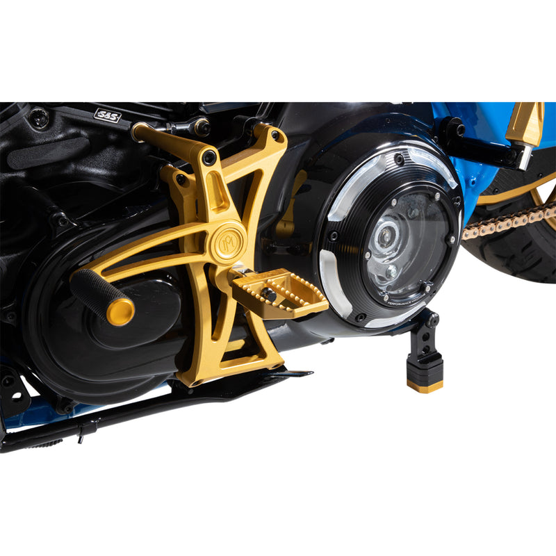 Performance Machine (pm) Mid Control - 0035-1172M-SMG For Harley Softail 2018-2021