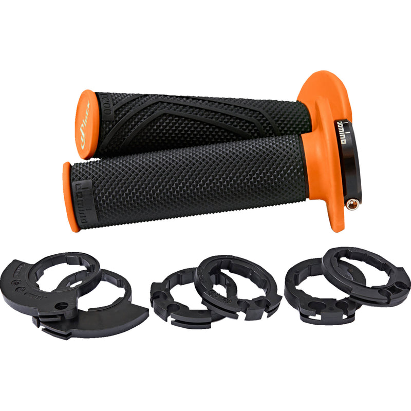 Domino D200 Grips - D20046C4045H8-0 For Gas Gas Dirt Bikes 2000-2026 | Beta Dirt Bikes 2000-2026 | Rieju Pro / Racing / Ranger / Six 2021-2024