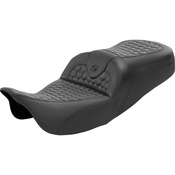 SADDLEMEN 0801-1551 808-07B-189 Honeycomb Roadsofa™ Seat- without Backrest - FL '08-'23