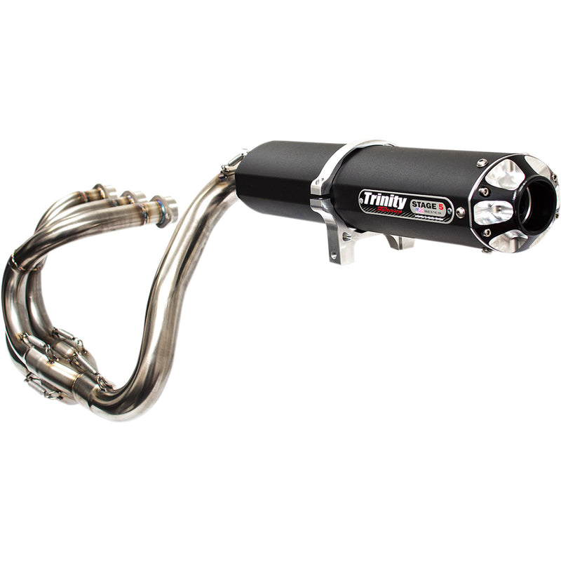 Trinity Racing Stage 5 3-Into-1 Exhaust System - TR-4155F-BK Yamaha 1000R / YXZ1000R 2016-2023