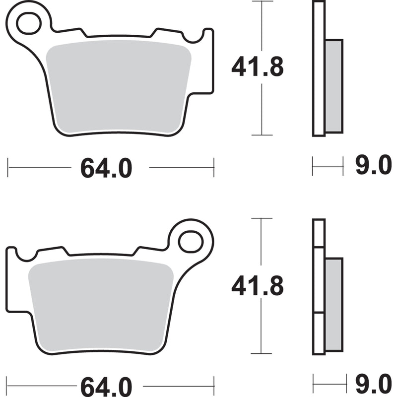 Sbs Brake Pad - 791SI For KTM Dirt Bikes 2003-2024 | Husaberg Dirt Bikes 2008-2015 | Gas Gas Dirt Bikes 2021-2023 | Montesa 125 Enduro 2004-2009
