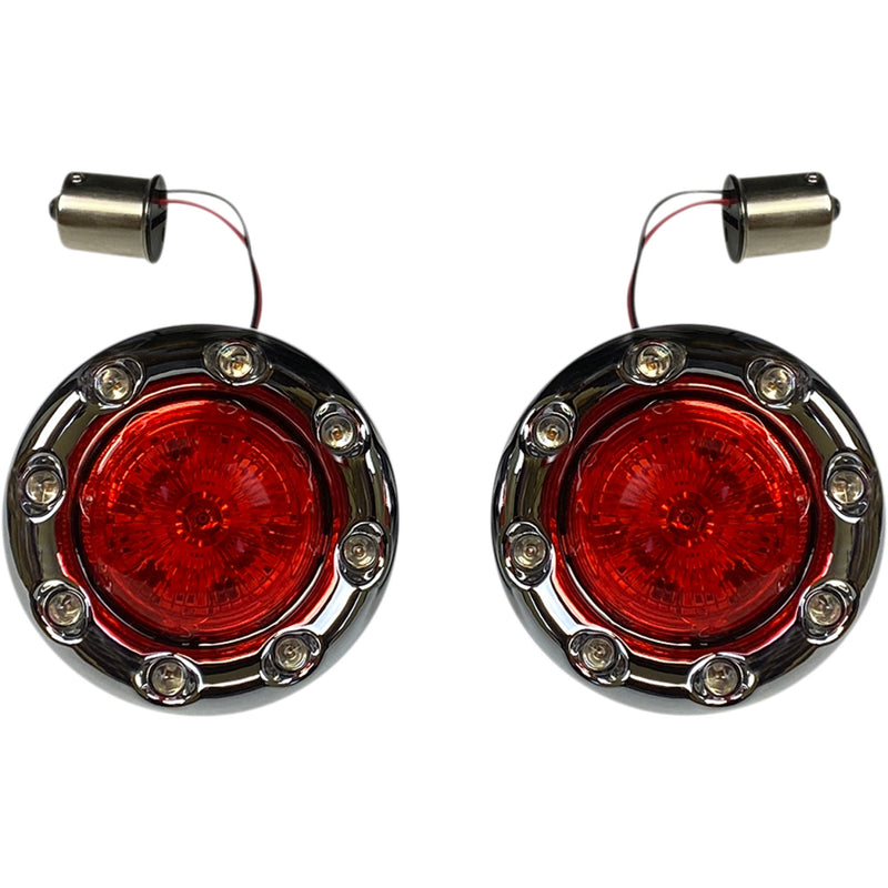 (OPEN BOX) Custom Dynamics ProBEAM® Turn Signal - PB-BR-RR 56-CR For Harley Motorcycles 2000-2024