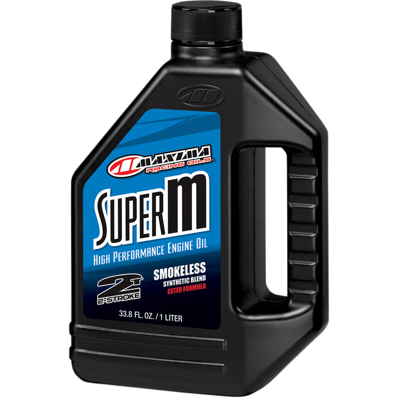 MAXIMA RACING OIL 20901 20901 Super M Synthetic Blend Premix 2T Engine Oil Super M Premix 2T Oil - 1L