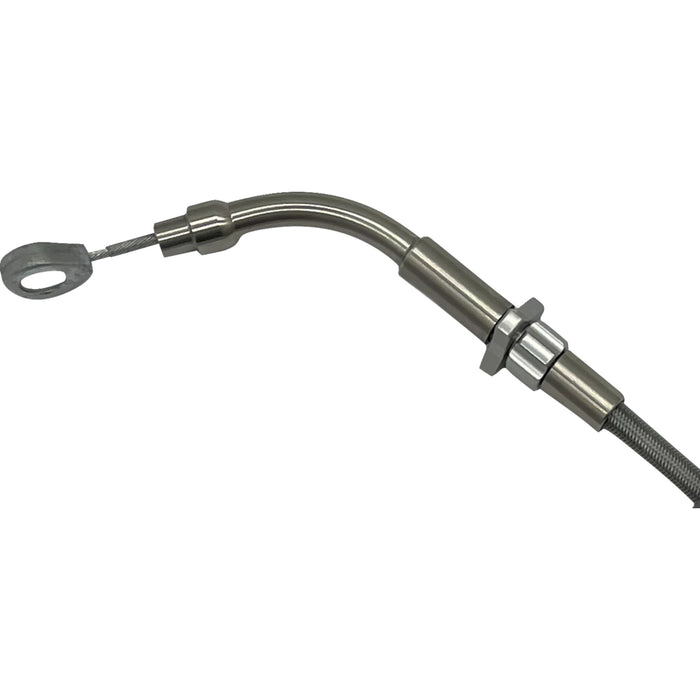 FAT BAGGERS INC. 0662-1243 118010 EZ Install Upper Clutch Cable - FLTR/FLHX '21-'23 - +10" - Braided