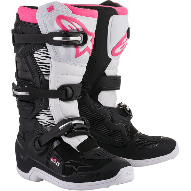 ALPINESTARS Stella Tech 3 Boots Black/White/Pink - US