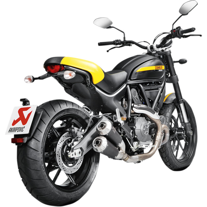 AKRAPOVIC 1811-2948 S-D8SO4-CUBTBL/1 Slip-On Line Muffler Ducati Scrambler Titanium Muffler
