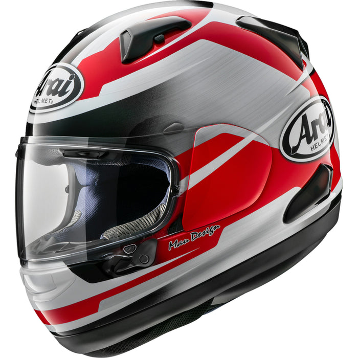 ARAI HELMETS 0101-18118 0101-18118 Quantum-X Steel Helmet Quantum-X Helmet - Steel - Red - Medium