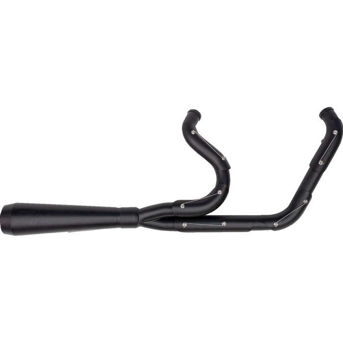 TRASK 2851-0559 TM-5053BKBK 2-into-1 Assault Exhaust System full black on black