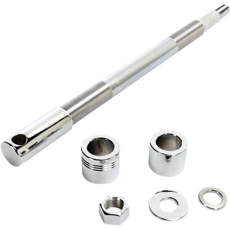 Drag Specialties Axle - 0214-0953 For Harley Softail / Screamin' / Dyna 2000-2006